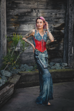 Load image into Gallery viewer, Denim Dream Maxi Skirt