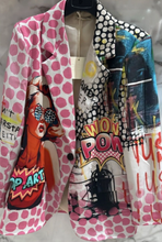 Load image into Gallery viewer, Pop Art Print Blazer