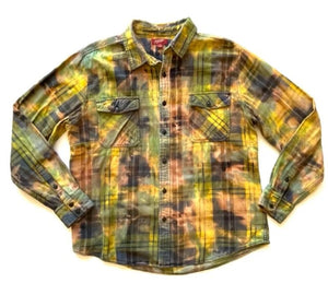 Cowboy Custom Acid Wash Flannel