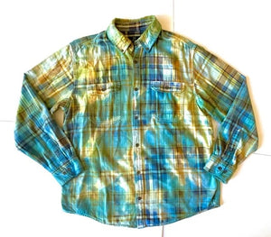 Cowboy Custom Acid Wash Flannel