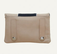 Load image into Gallery viewer, Denim + Leather Belt Bag
