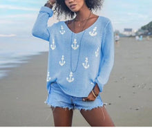 Load image into Gallery viewer, Anchors Away Supersoft Sweater
