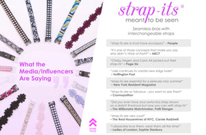 Embroidered Strap-Swaps - Interchangable Bra Straps