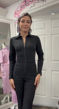 Load image into Gallery viewer, Black Sleeved Jumpsuit
