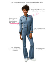 Load image into Gallery viewer, Blue Sleeved Jumpsuit
