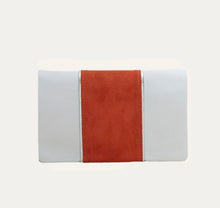 Load image into Gallery viewer, Orange Strip Leather Belt Bag
