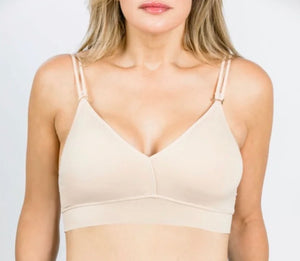 Deep Plunge Strap-Swap Bra