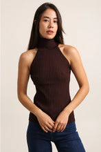 Load image into Gallery viewer, Rib Knit Turtleneck Tank
