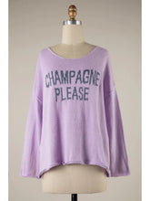 Load image into Gallery viewer, CHAMPAGNE PLEASE Supersoft Sweater
