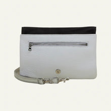 Load image into Gallery viewer, White and Silver Snake Belt Bag
