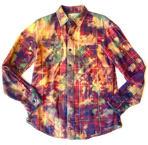 Grow Wild Sunchild Custom Acid Wash Flannel