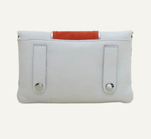 Load image into Gallery viewer, Orange Strip Leather Belt Bag
