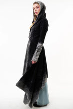 Load image into Gallery viewer, Aratta Midnight Hooded Cape
