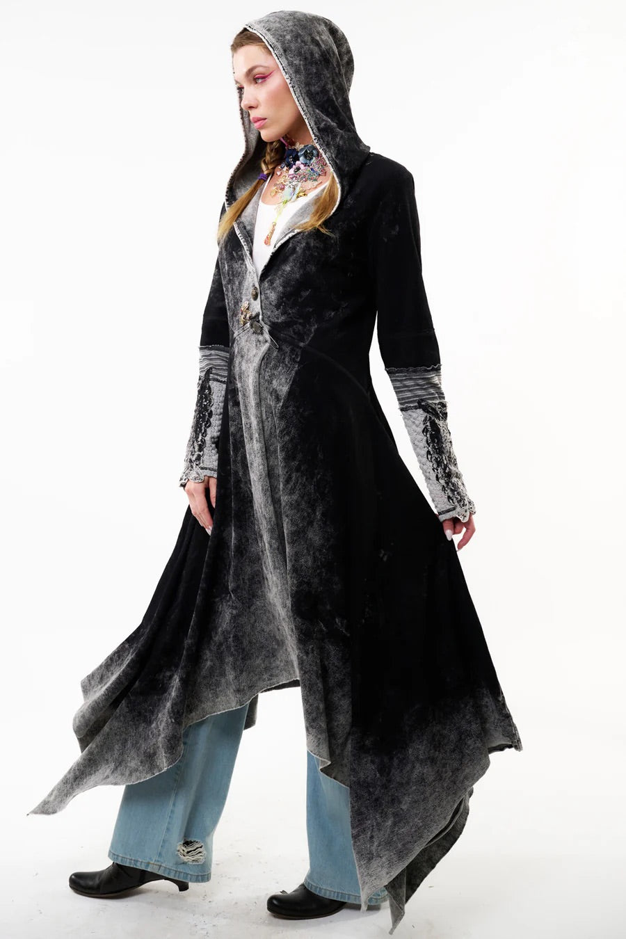 Aratta Midnight Hooded Cape