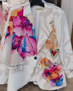 Watercolor Your Way Blazer