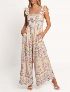 Soft Florals Summer Romper