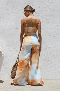 Summer Sunset Keyhole Jumpsuit