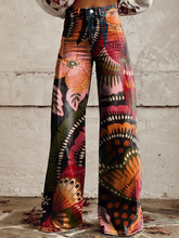 Load image into Gallery viewer, Festival Print Pants - Wide Leg
