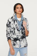 Load image into Gallery viewer, Tie Dye Blazer with Denim Insert
