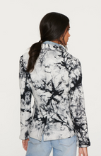 Load image into Gallery viewer, Tie Dye Blazer with Denim Insert
