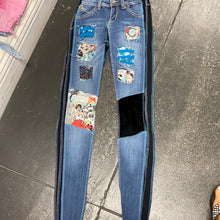 Load image into Gallery viewer, Barbie rocks custom legging jeans
