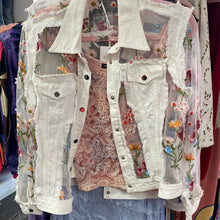 Load image into Gallery viewer, Lace Denim Jackets
