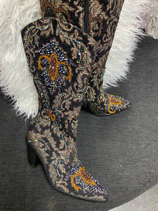 Beaded Boots
